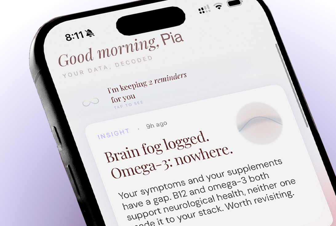 Insights, not notifications.